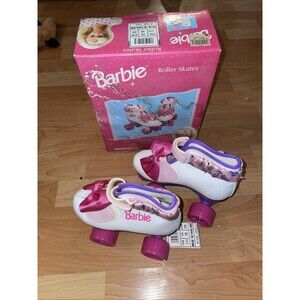 Vintage 1997  Barbie Roller Skates Brookfield Size J11 New With Tags NWT